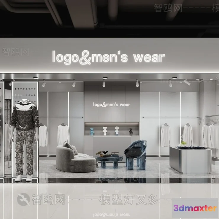 1366243 - Exterior 3D Collection - Shop - Fastfood - Retails - 3D Models - 039 3D Max