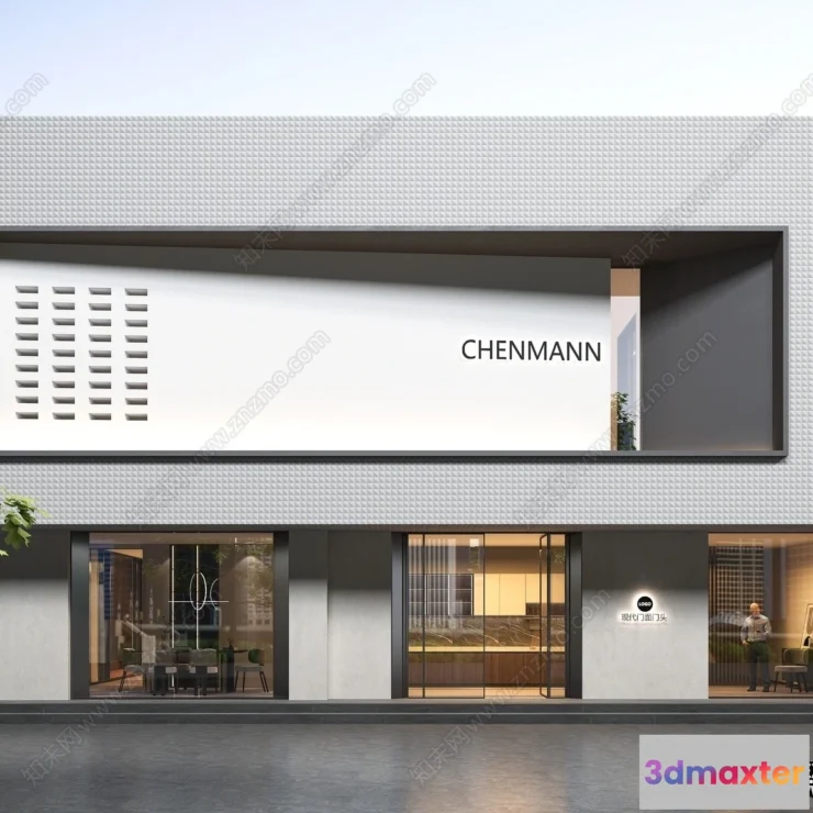 1366443 - Exterior 3D Collection - Shop - Fastfood - Retails - 3D Models - 042 3D Max