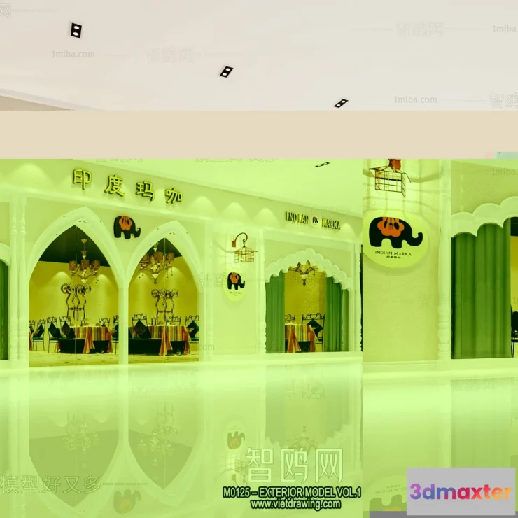 1366712 - Exterior 3D Collection - Shop - Fastfood - Retails - 3D Models - 046 3D Max