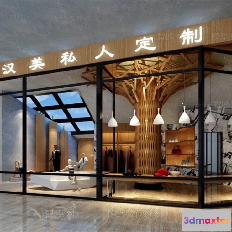 1366782 - Exterior 3D Collection - Shop - Fastfood - Retails - 3D Models - 047 3D Max