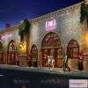 1366850 - Exterior 3D Collection - Shop - Fastfood - Retails - 3D Models - 048 3D Max