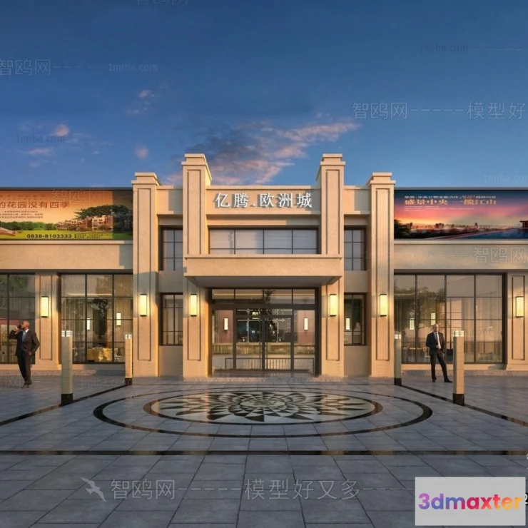 1367493 - Exterior 3D Collection - Shop - Fastfood - Retails - 3D Models - 057 3D Max