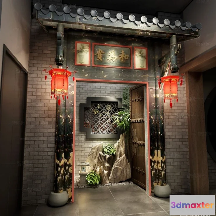 1367700 - Exterior 3D Collection - Shop - Fastfood - Retails - 3D Models - 060 3D Max