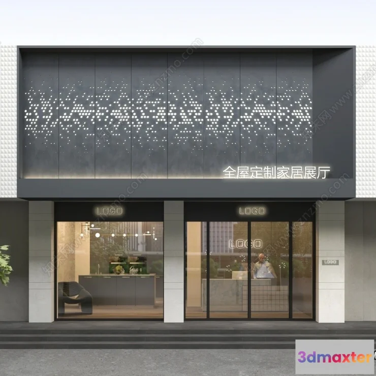 1368706 - Exterior 3D Collection - Shop - Fastfood - Retails - 3D Models - 075 3D Max