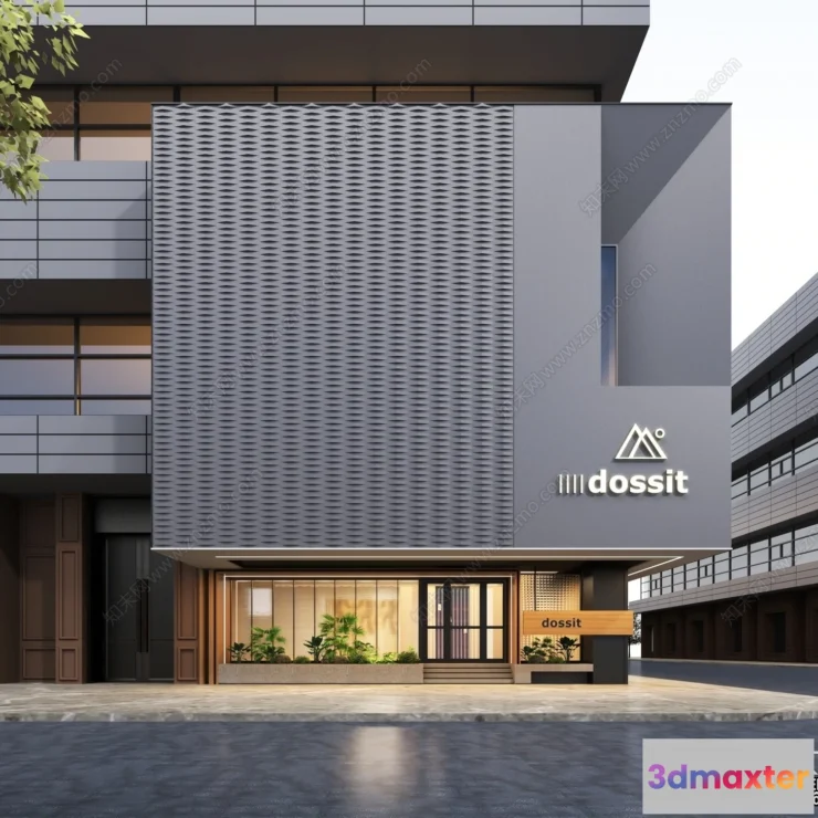 1369430 - Exterior 3D Collection - Shop - Fastfood - Retails - 3D Models - 086 3D Max