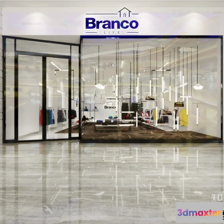 1369768 - Exterior 3D Collection - Shop - Fastfood - Retails - 3D Models - 091 3D Max