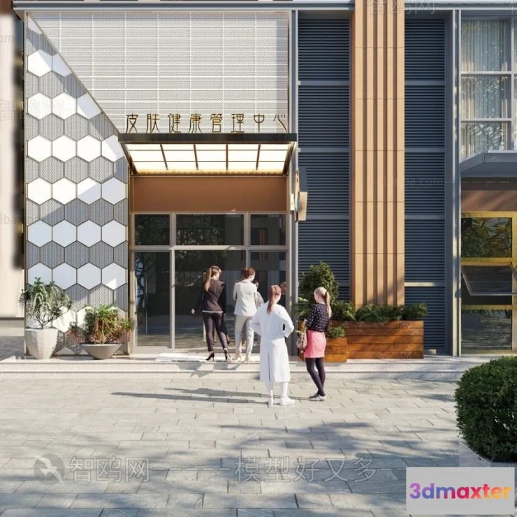 1369978 - Exterior 3D Collection - Shop - Fastfood - Retails - 3D Models - 094 3D Max