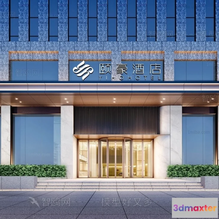 1370228 - Exterior 3D Collection - Shop - Fastfood - Retails - 3D Models - 098 3D Max