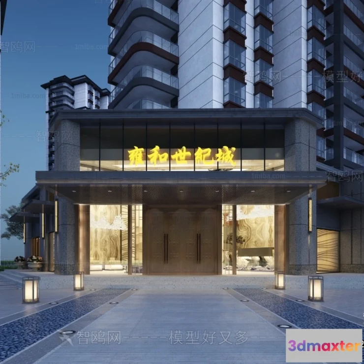 1370287 - Exterior 3D Collection - Shop - Fastfood - Retails - 3D Models - 099 3D Max