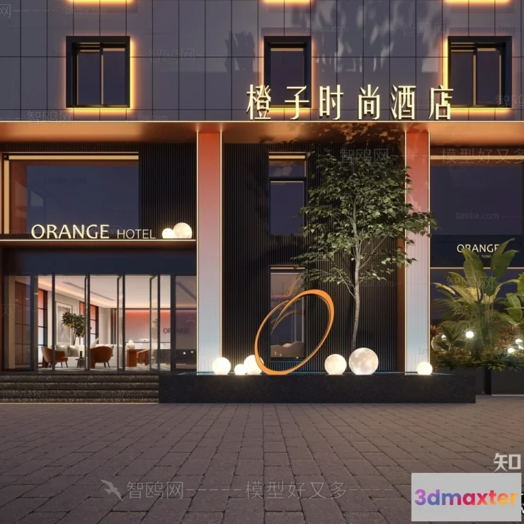 1370622 - Exterior 3D Collection - Shop - Fastfood - Retails - 3D Models - 104 3D Max