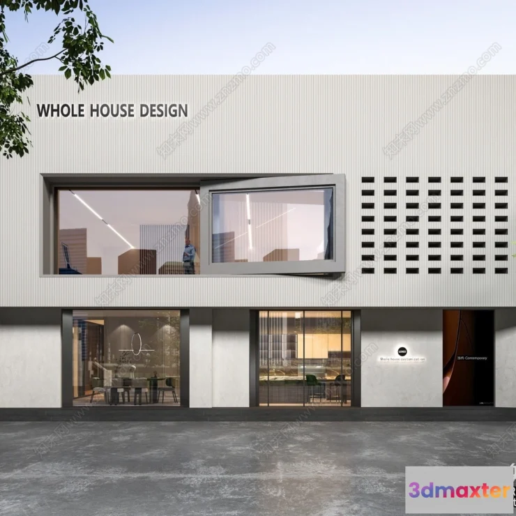 1370895 - Exterior 3D Collection - Shop - Fastfood - Retails - 3D Models - 108 3D Max