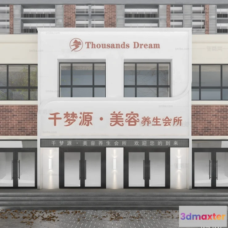 1371549 - Exterior 3D Collection - Shop - Fastfood - Retails - 3D Models - 118 3D Max