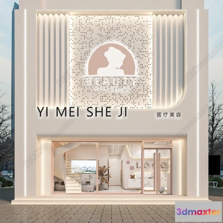 1371613 - Exterior 3D Collection - Shop - Fastfood - Retails - 3D Models - 119 3D Max