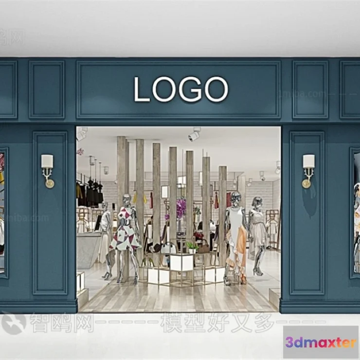 1372113 - Exterior 3D Collection - Shop - Fastfood - Retails - 3D Models - 127 3D Max