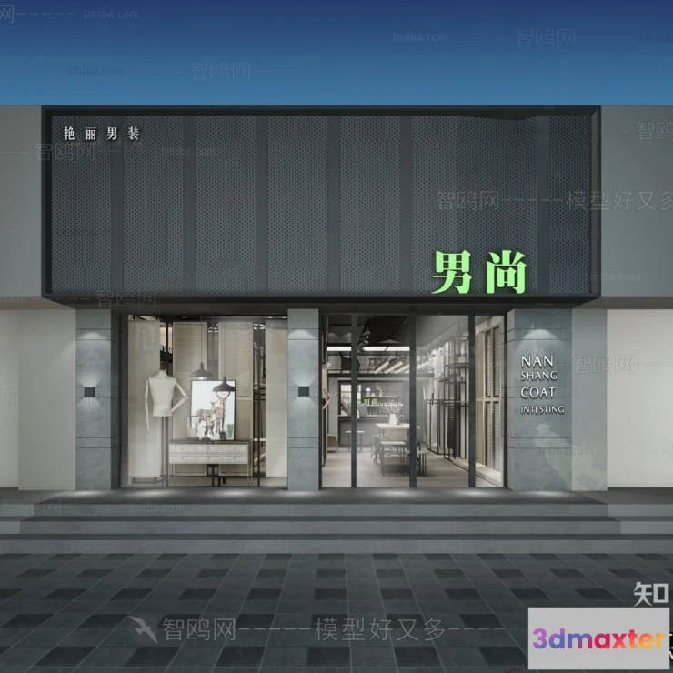 1372613 - Exterior 3D Collection - Shop - Fastfood - Retails - 3D Models - 135 3D Max