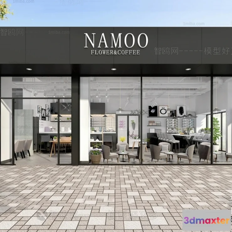 1373200 - Exterior 3D Collection - Shop - Fastfood - Retails - 3D Models - 144 3D Max