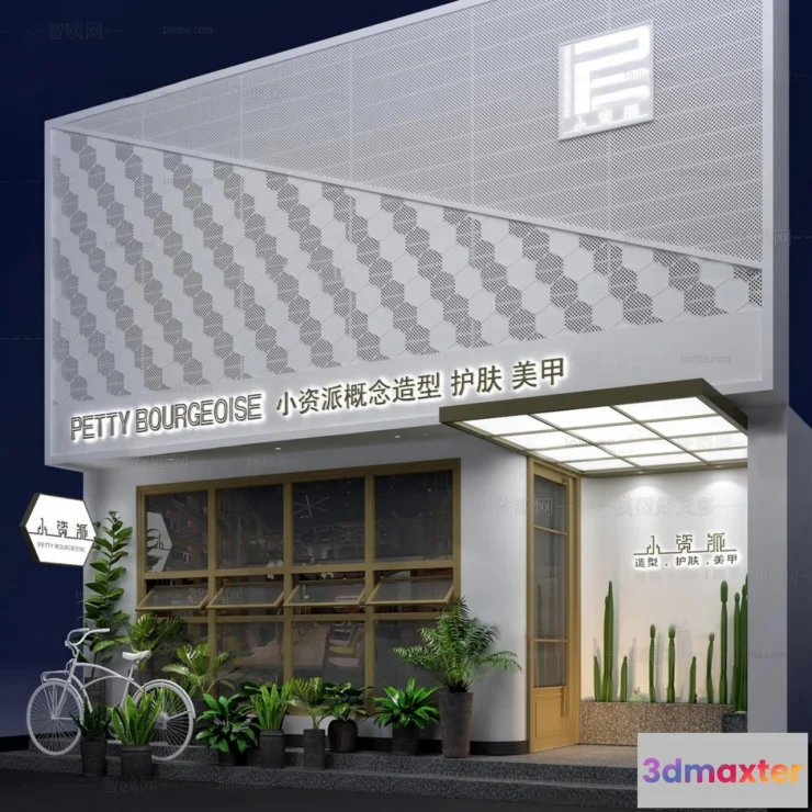 1373415 - Exterior 3D Collection - Shop - Fastfood - Retails - 3D Models - 147 3D Max