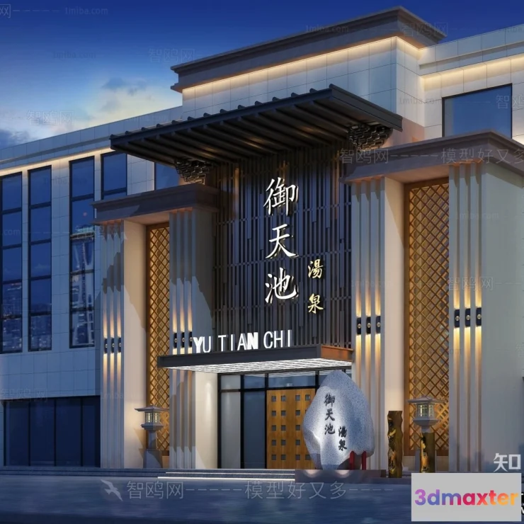 1374015 - Exterior 3D Collection - Shop - Fastfood - Retails - 3D Models - 156 3D Max