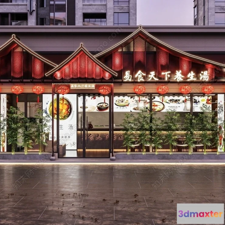 1374861 - Exterior 3D Collection - Shop - Fastfood - Retails - 3D Models - 169 3D Max