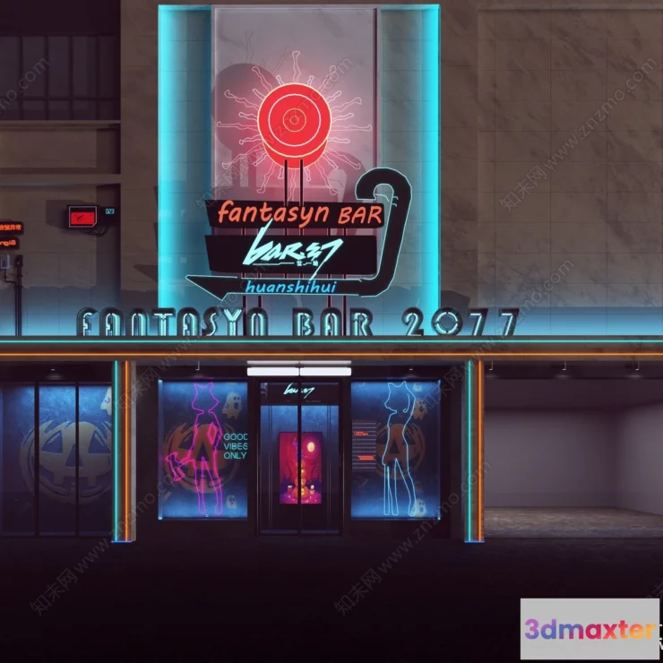 1374923 - Exterior 3D Collection - Shop - Fastfood - Retails - 3D Models - 170 3D Max