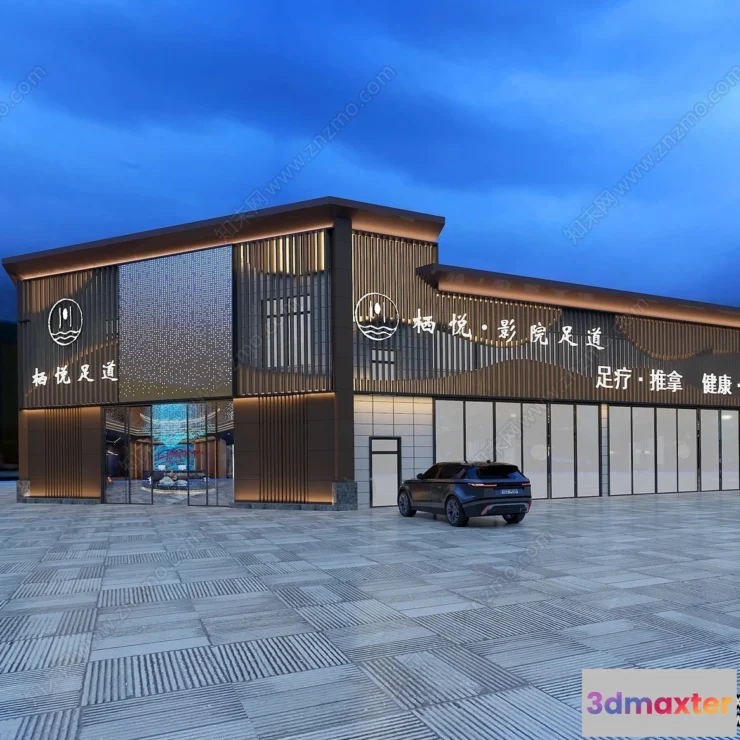 1375244 - Exterior 3D Collection - Shop - Fastfood - Retails - 3D Models - 175 3D Max
