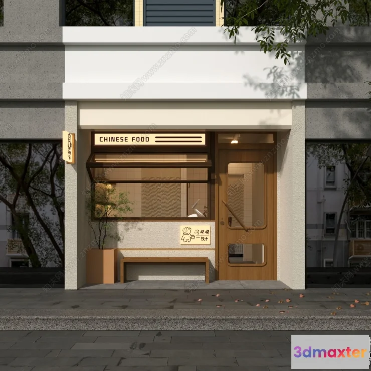 1375676 - Exterior 3D Collection - Shop - Fastfood - Retails - 3D Models - 182 3D Max