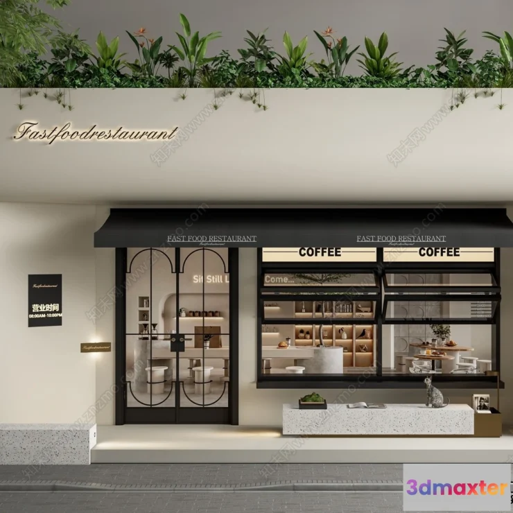1375739 - Exterior 3D Collection - Shop - Fastfood - Retails - 3D Models - 183 3D Max