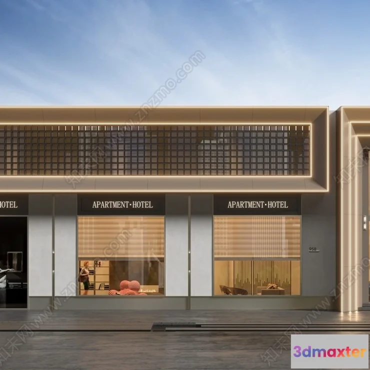 1375873 - Exterior 3D Collection - Shop - Fastfood - Retails - 3D Models - 185 3D Max