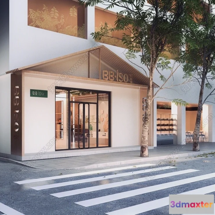 1376405 - Exterior 3D Collection - Shop - Fastfood - Retails - 3D Models - 193 3D Max