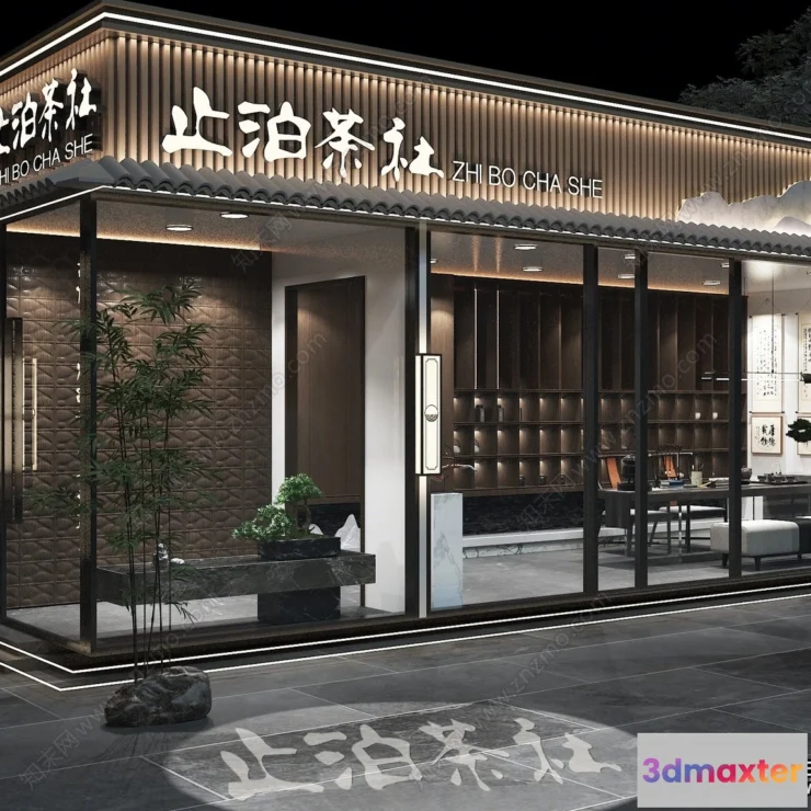 1376594 - Exterior 3D Collection - Shop - Fastfood - Retails - 3D Models - 196 3D Max