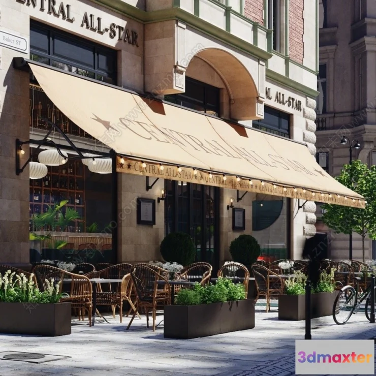 1376659 - Exterior 3D Collection - Shop - Fastfood - Retails - 3D Models - 197 3D Max