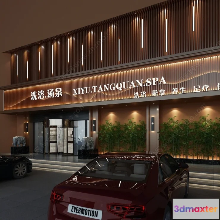 1376718 - Exterior 3D Collection - Shop - Fastfood - Retails - 3D Models - 198 3D Max