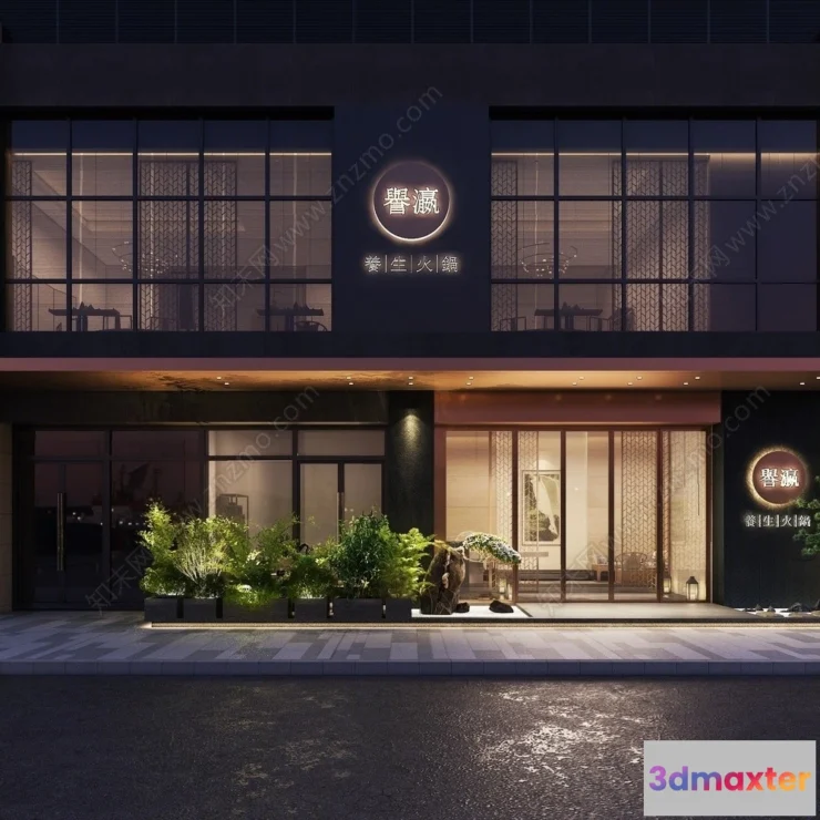 1376782 - Exterior 3D Collection - Shop - Fastfood - Retails - 3D Models - 199 3D Max