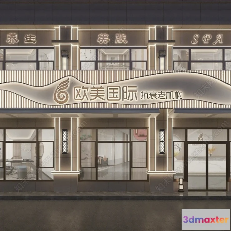 1376919 - Exterior 3D Collection - Shop - Fastfood - Retails - 3D Models - 201 3D Max