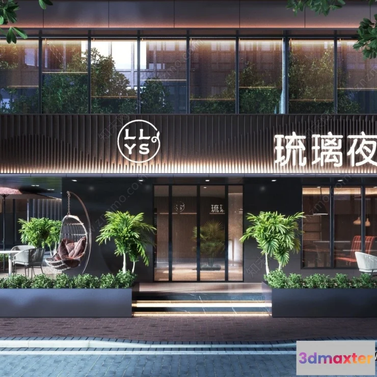 1378697 - Exterior 3D Collection - Shop - Fastfood - Retails - 3D Models - 228 3D Max