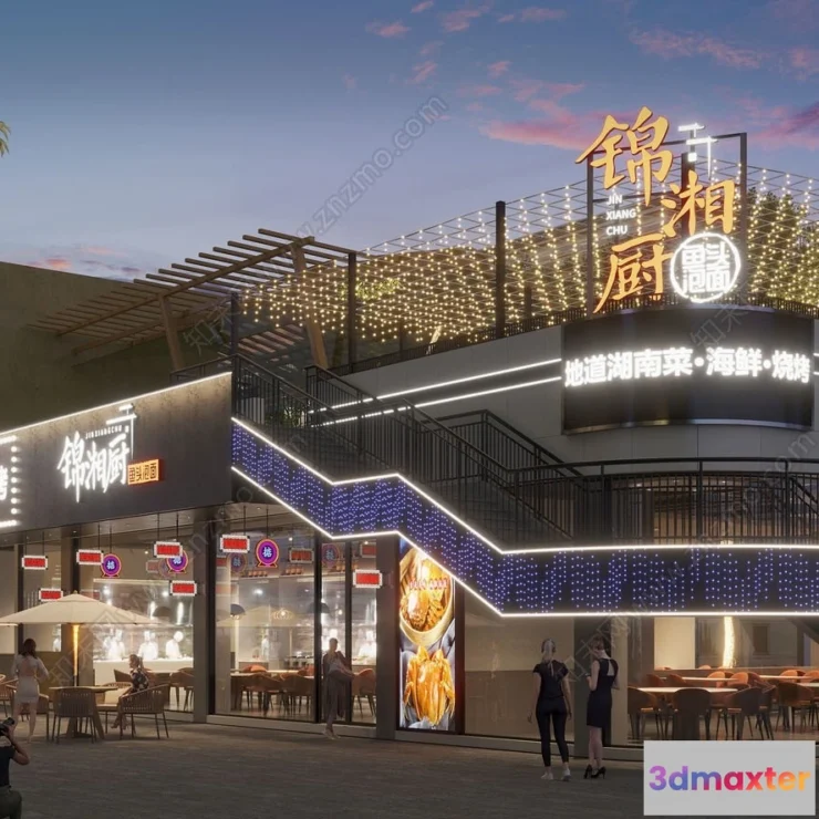 1379571 - Exterior 3D Collection - Shop - Fastfood - Retails - 3D Models - 241 3D Max