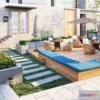 1142534 - Corona Render 3D Scenes - Balcony Garden - 0001