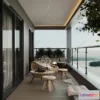 1359627 - Balcony - 3D Interior Scene - 3D Models - 078 3D Max