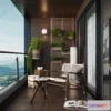 1359762 - Balcony - 3D Interior Scene - 3D Models - 080 3D Max