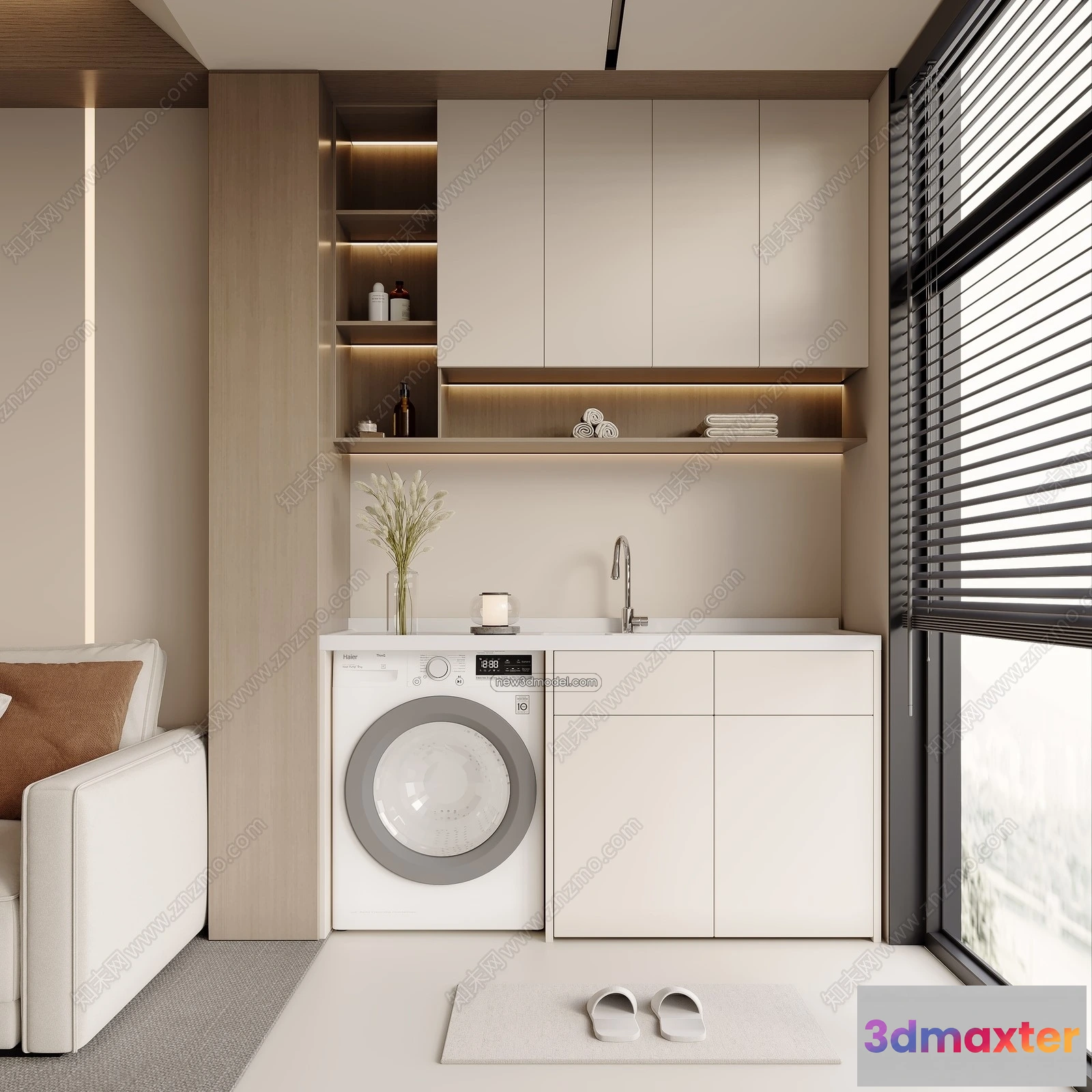 1360015 - Balcony - 3D Interior Scene - 3D Models - 084 3D Max