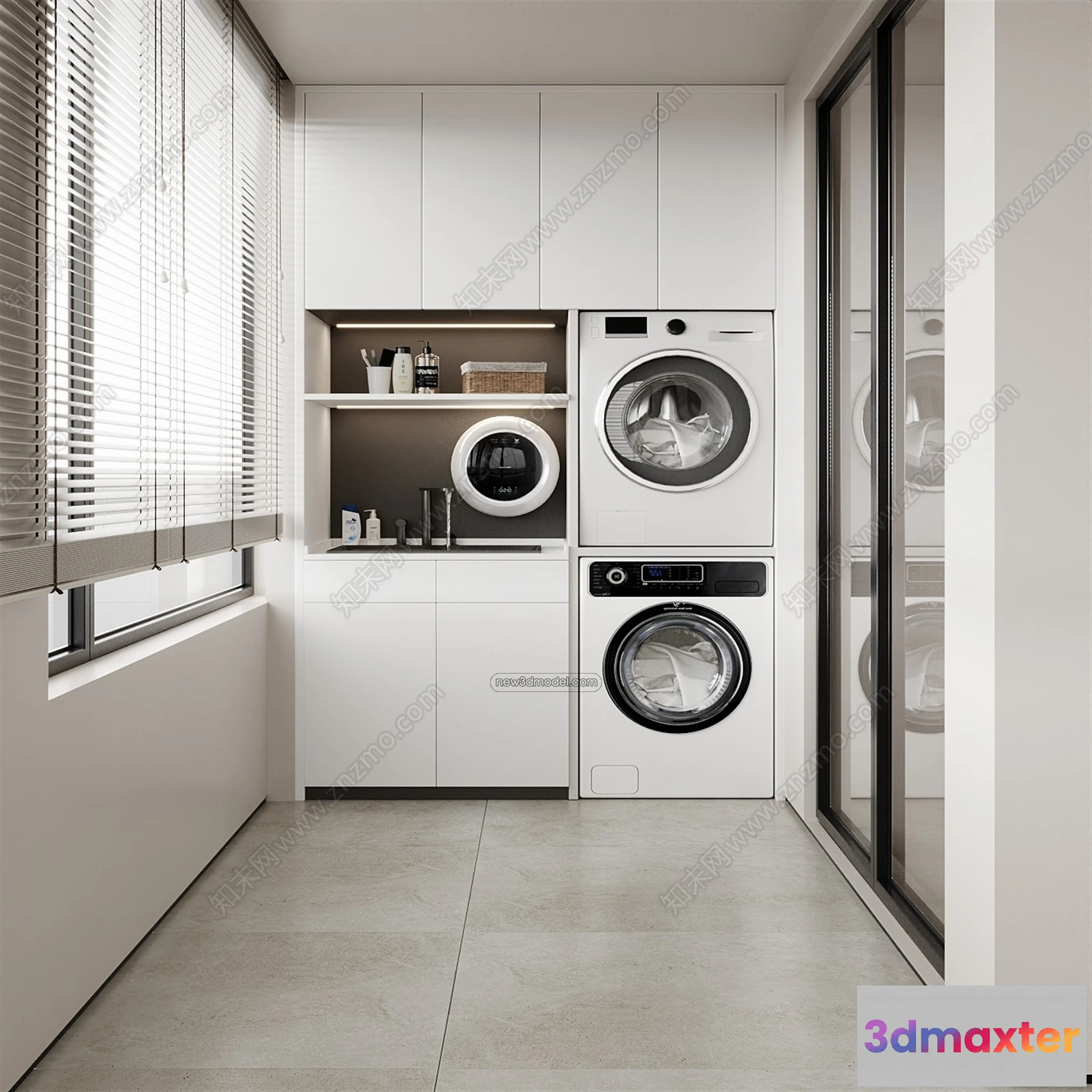 1361422 - Balcony - 3D Interior Scene - 3D Models - 105 3D Max