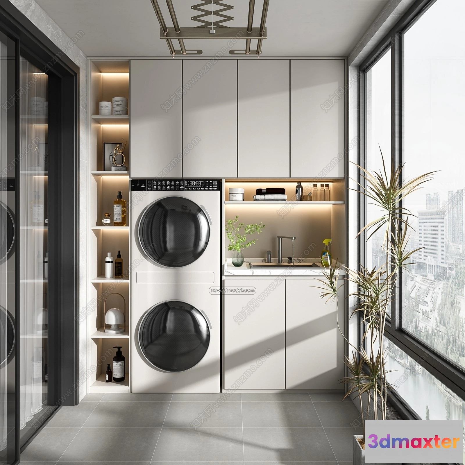 1391361 - Balcony - 3D Interior Scene - 3D Models - 054 3D Max