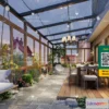 1250550 - COURTYARD - VRAY  CORONA - 3D MODEL - 6399