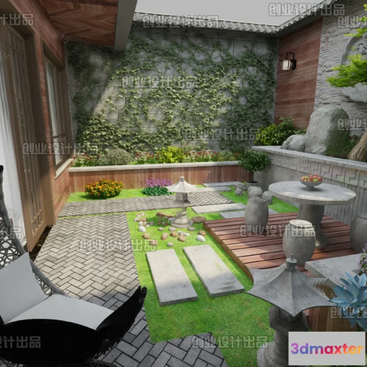 1123036 - GARDERN HOME - 3D SCENES - 0126