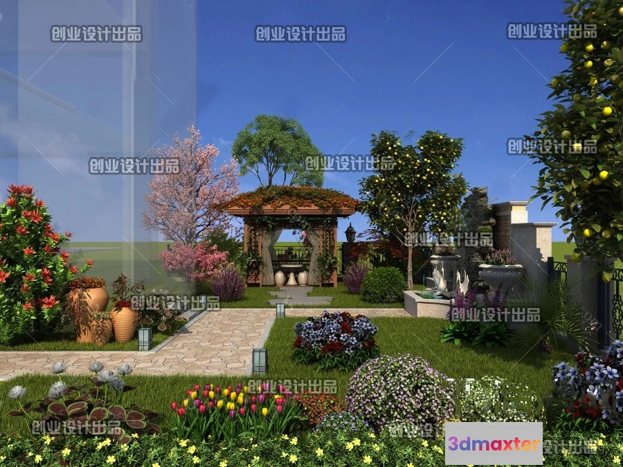 1123086 - GARDERN HOME - 3D SCENES - 0151