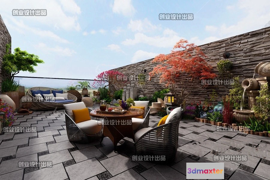 1123174 - GARDERN HOME - 3D SCENES - 0195