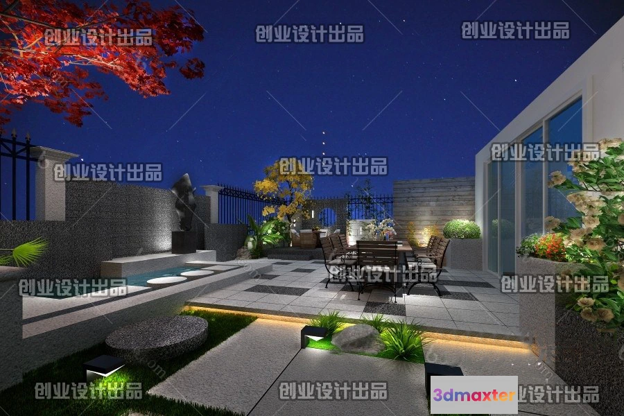 1123176 - GARDERN HOME - 3D SCENES - 0196