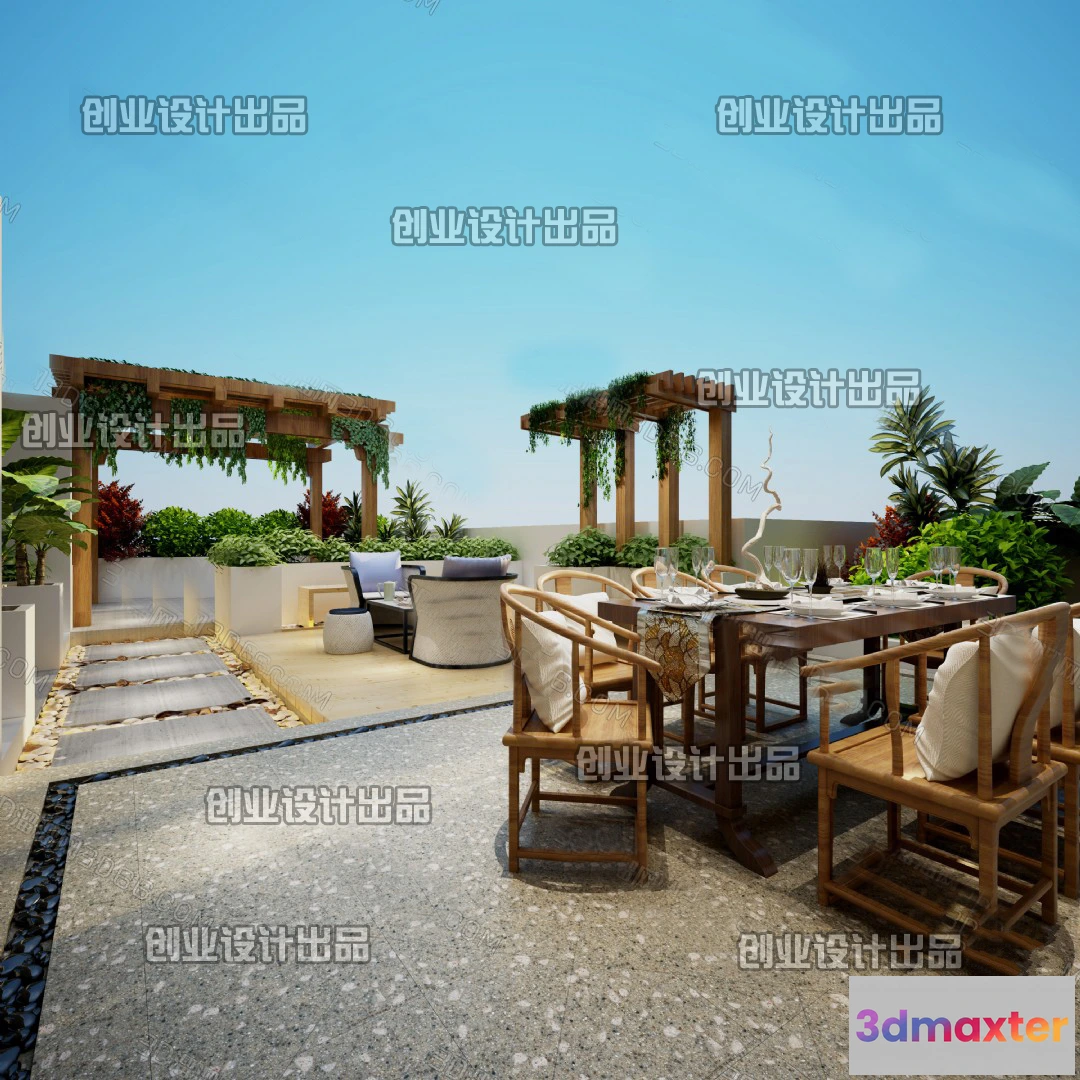 1123194 - GARDERN HOME - 3D SCENES - 0205