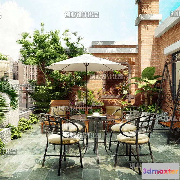 1123204 - GARDERN HOME - 3D SCENES - 0210