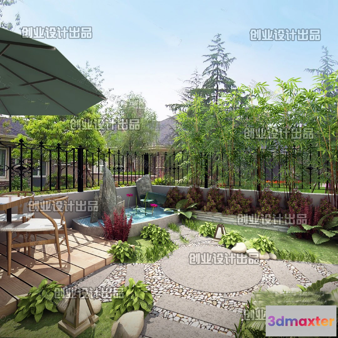 1123210 - GARDERN HOME - 3D SCENES - 0213